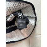 BCBG Top Womens Medium Black Cream Babydoll Embroidered Y2K Vintage‎ Preppy Photo 5