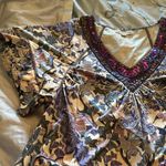 Live and let live  medium beaded print top nwot Photo 7