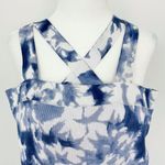 Michael Kors New Tie Dye Ribbed Knit Bodycon Dress Criss Cross Strap Tank Midi Photo 4