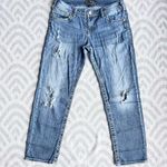 Silver Jeans Sam Boyfriend Fit Distressed Blue Denim Jeans 29 Photo 0