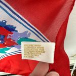 Vintage Berkshire Silken Scarf Floral Neck Head 30" X 30" Square Made in Italy Photo 2