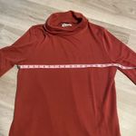 Madison & Berkeley Burnt Orange Cowl Neck Long Sleeve Tunic Top- Size Medium Photo 9