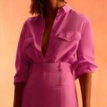 ZARA NWT Woman BASICS HIGH WAISTED SHORTS Pink XS Photo 0