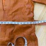 Just Female Anthropologie beautiful genuine lamb leather kimono style jacket NEW Tan Photo 13