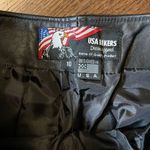USA Bikers Dream Apparel Leather Pants. Black. Size 10 Style #C503 Black Photo 3