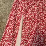 long floral skirt Red Photo 1