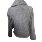 Anthropologie  Saturday Sunday Snap Front Funnel Neck Size Large Marled Cardigan. Photo 2