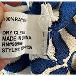 Shoshanna Blue White Stripe Tank Midi Dress MEDIUM Sheath Nautical Designer $395 Photo 5