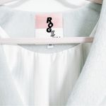 Japanese Kawaii Gyaru Fuzzy Pastel Blue Winter Fur Buttoned Blazer Jacket Coat Size XS Photo 6