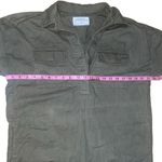 REI Cooperative Small Army Green Polo Tee Short Sleeve Dress Women Oversized Photo 6