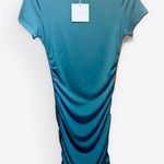 Just Quella NWT  Green Ruched Dress Photo 0