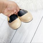 Fendi Women's Tan Selleria Leather Lizard-Trimmed round-toe Loafers 6.5 Photo 5