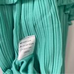 NEW Zesica XL Elegant Layered Pleated Midi Dress Wedding Formal High Neck Modest Green Photo 5