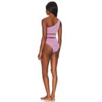 Maaji Limited Edition Stunning Reversible One Piece Swimsuit in Purple Floral Medium Photo 3