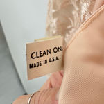 Vintage Totally 80s Peach Lace & Satin Formal Dress Huge Bow Molly Ringwald Size 6 Photo 10