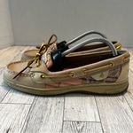 Sperry Top Sider Boat Shoes Angelfish Pink Plaid Leather Women’s Size 7.5M Photo 3