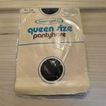VTG 1970’s Amerigold Pantyhose Jet Black Queen Size Rib Top Cotton CrotchHosiery Photo 0