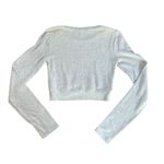 Altar'd State Altar’d State Intimates Long Sleeve Cropped Gray Sweater Womens Medium NEW Photo 1