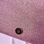 Pink Glitter Clutch Bag with Detachable Chain Photo 3
