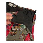 Chico's CHICO’S Flared Skirt Silk Paisley Boho Artsy Knee Length Colorful women's size 3 Photo 3