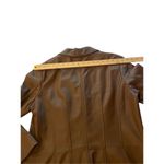 Preston & York  Women’s Lambskin Leather Jacket Brown Size L Photo 7