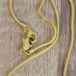 Liz Claiborne Vintage Rectangle Crest Logo Pendant Photo 2