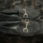 Lulus  velvet  Loafers Size 9 Horse Bit Black slip on Shoe, Photo 0