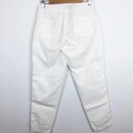 Lou & grey NWOT White Neutral Tampered Cotton Drawstring Pants Size 4 Coastal Photo 8