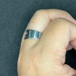 Handmade Cross Silver Ring - Size 10 Photo 3