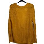 Charlotte Russe Mustard Yellow Button Oversized Knit Cardigan Photo 4
