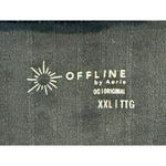 Aerie Offline by Womens Size XXL Black Rib Knit Pullover Cropped Tank Top Photo 3