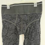 Everyone sucks but me lace floral leggings black size XL edgy grunge rave sexy Photo 2