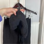 PEARL & CAVIAR Black Cut Out maxi Dress cotton viscose blend size xs/small sexy Photo 2