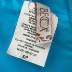 Becca womens Modern Edge Gia Lace-up Plunge One-piece Swimsuit Sz S Photo 5