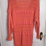 Free People  Hot Tropics Crochet V Neck BOHO Sweater Paloma Combo New W-343 Sz S Photo 8
