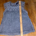 Blue Rain  Lace Blouse‎ Sleeveless Size L Photo 6