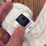 Ris-k  Allure Bikini Top Textured White Size XS NWOT Swimsuit‎ Photo 4
