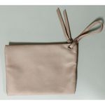 Eighty Eight Eight 8 by Under One Sky Tan Beige Leather Coin Purse Wristlet Wallet Clutch Bag Pouch with Strap for Purse Pocketbook Handbag ✨ Photo 1