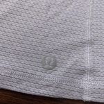 Lululemon gray & cream striped racerback tank top Photo 4