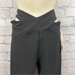 AQUA  Athletic Cross Over Waistband Leggings Medium Compression Black XS NWT Photo 4
