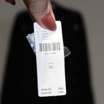 Rinku Dalamal Sequin Shirt Dress Size XL Rdalamal for Anthropologie Black Photo 8