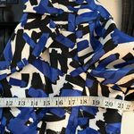 Jones Wear  Royal Blue Pattern Blazer Size 14 Photo 9