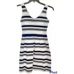 J.Crew Womens Dress Sz XS Striped Sleeveless Preppy Classic Modern Casual Photo 5