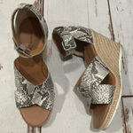 Treasure & Bond  POPPY ESPADRILLE WEDGE SNAKE PRINT WEDGE SANDALS Photo 0