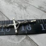 Vintage Italian Glass Bead Rosary, Italy Catholic Prayer Beads, Crucifix Silver Photo 7