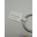 Vera Bradley Cat Bag Charm Faux Leather Keychain Coin Pouch Holiday Cats NWT Photo 1