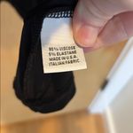 Bryn Walker Baxter Tunic Top Black Oversized V-Neck Size Small Photo 6