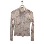 Calia by Carrie Underwood Womens Splatter Print‎ Mock Neck Thumbhole Long Sleeve Pink Photo 1