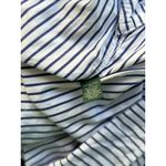 Lauren Ralph Lauren Jeans Co. Womens XL Button Up Shirt Stripe Top Blue White Photo 7