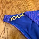Vix Paula Hermanny ViX Swimwear Paula Hermanny sz Large Leslie Allie Bikini Bottom blue and purple Photo 1